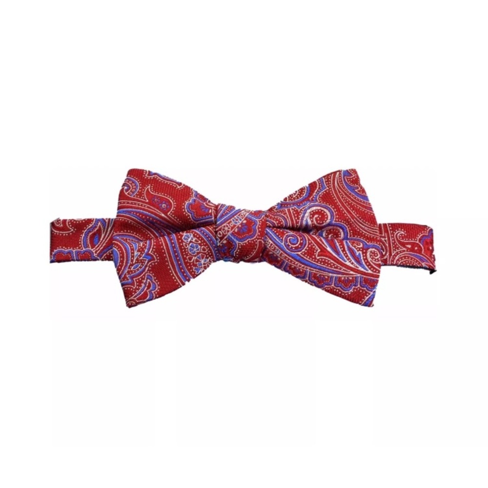 Countess Mara NWT Pre Tied Paisley Bow Tie Silk